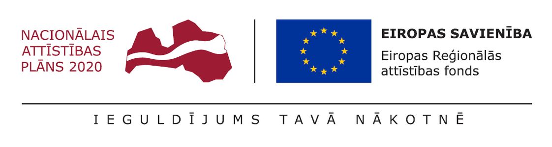 Nacionālais attīstības plāns 2020. Eiropas Savienība, Eiropas Reģionālās attīstības fonds. Ieguldījums tavā nākotnē.