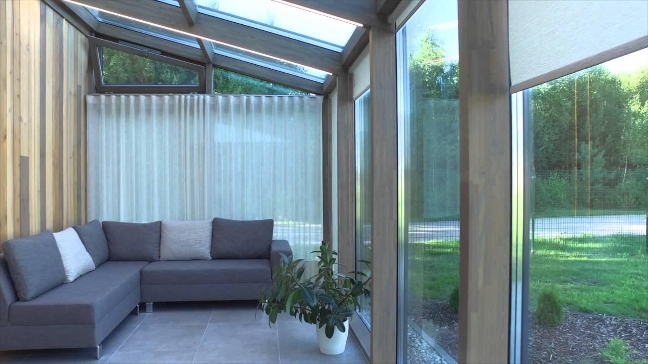 Verandas, ziemas dārzi un logi — video priekšskatījums